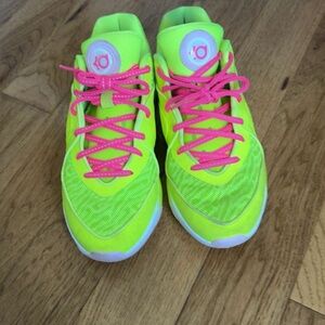 Nike Bright Yellow and Pink Sneakers